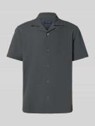 Regular fit vrijetijdsoverhemd met halflange mouwen