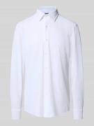 Slim fit zakelijk overhemd van performance stretch, model 'HANK'