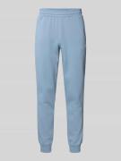Sweatpants met labelstitching en elastische band