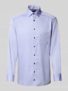 Regular fit zakelijk overhemd van puur katoen
