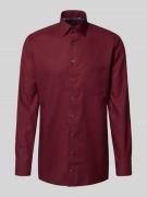 Regular fit zakelijk overhemd van puur katoen