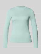 Shirt met lange mouwen en opstaande kraag