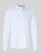 Slim fit zakelijk overhemd met structuur, model 'P-ROAN'