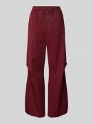 Sweatbroek met elastische band en tunnelkoord