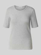 Gebreid shirt met ronde hals, model 'Sulchen'
