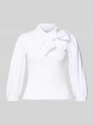 Strikblouse met 3/4-mouwen