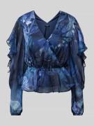 Blouse met bloemenmotief, model 'SASKIKA'