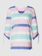 Blouseshirt met streepmotief