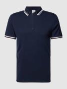 Slim fit poloshirt met labeldetail, model 'TOULOUSE'