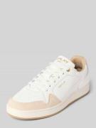 Leren sneakers met labelprints, model 'SMASH CHOICE'