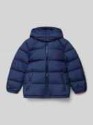 Regular fit gewatteerd jack met logostitching, model 'Down'