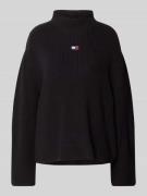 Relaxed fit gebreide pulllover van puur katoen