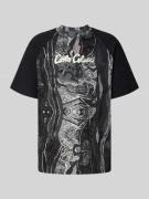 T-shirt met labelstitching