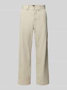 Straight leg chino van katoenmix