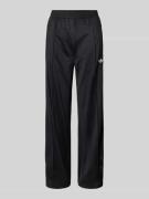 Wide leg sweatpants met siernaden, model 'FIREBAND'