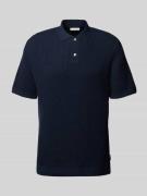 Relaxed fit poloshirt van katoenmix