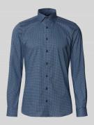 Slim fit zakelijk overhemd met kentkraag