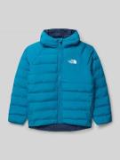 Gewatteerd jack met labelprint