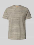 Regular fit T-shirt met ronde hals, model 'Melange'