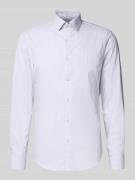 Slim fit zakelijk overhemd met kentkraag