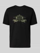 Comfort fit T-shirt van puur katoen