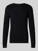 Regular fit gebreide pullover van puur katoen, model 'BERG'