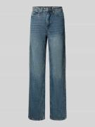 High rise jeans van katoenmix, modell 'TESSA'