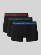 Boxershort met label in band in een set van 3 stuks, model 'Tiago'
