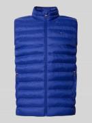 Regular fit bodywarmer met logostitching