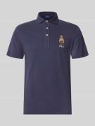 Custom slim fit poloshirt met stitching