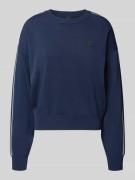 Sweatshirt met logopatch, model 'RETREAT'