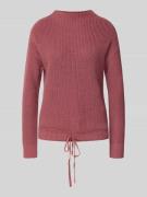 Gebreide pullover met ribboorden