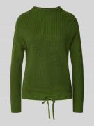 Gebreide pullover met ribboorden