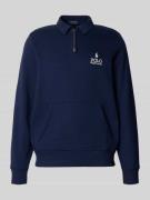 Sweatshirt met polokraag