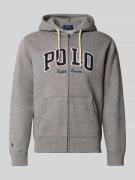 Sweatjack met labelstitching
