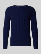 Gebreide pullover van kasjmier met ronde hals