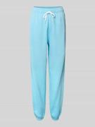 Regular fit sweatpants met tunnelkoord, model 'Knit'