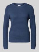 Gebreide pullover met ribboorden, model 'dalo'