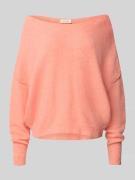 Gebreide pullover met boothals, model 'DAMSVILLE'