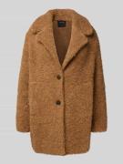 Jas van imitatiebont met reverskraag