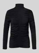 Shirt met lange mouwen en rimpelingen