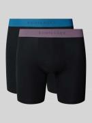 Boxershort met elastische logoband in een set van 2 stuks