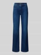 Flared jeans met 5-pocketmodel, model 'Laura'