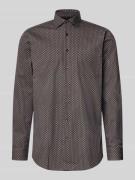 Regular fit zakelijk overhemd met kentkraag