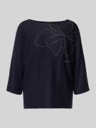 Relaxed fit gebreide pullover van katoenmix