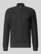 Gebreid jack met structuurmotief