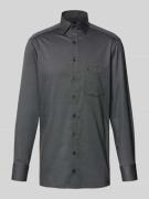 Modern fit zakelijk overhemd met kentkraag