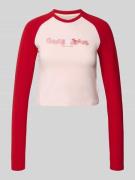 Kort shirt met lange raglanmouwen