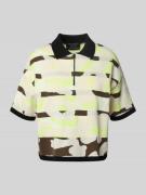 Gebreid shirt met platte kraag