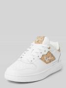 Sneakers met labelstitching